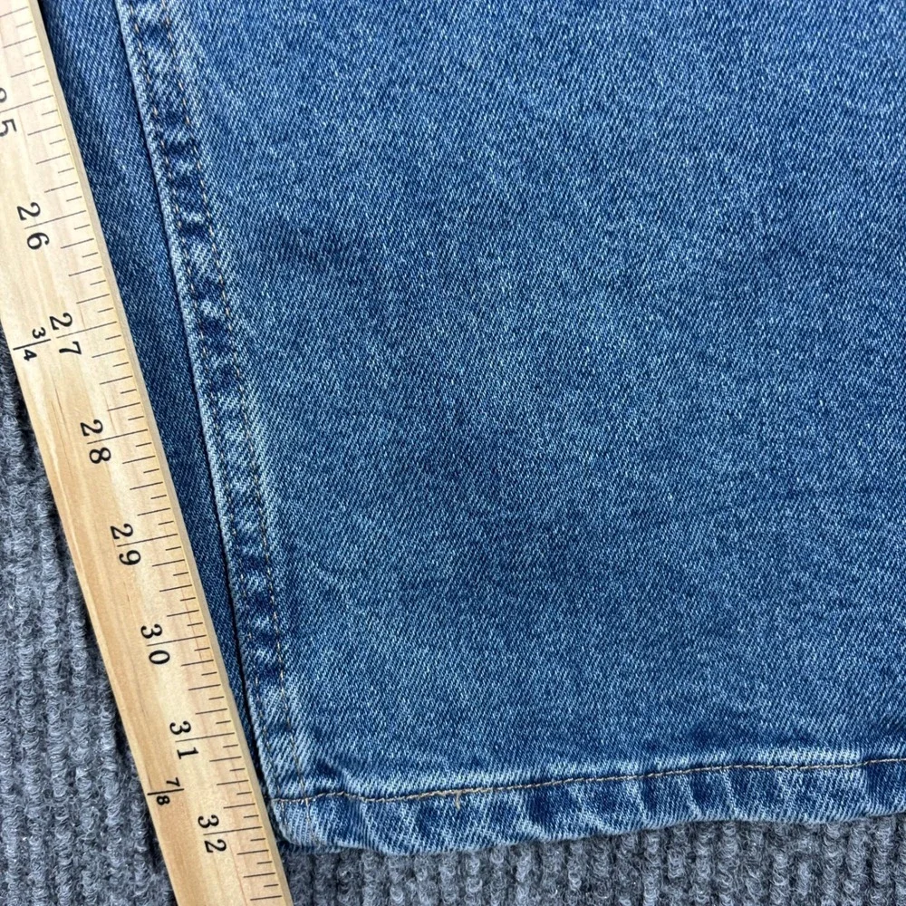 Wrangler Straight Leg Jeans Mens 40x32 Blue Premium Quality Comfort Stretch